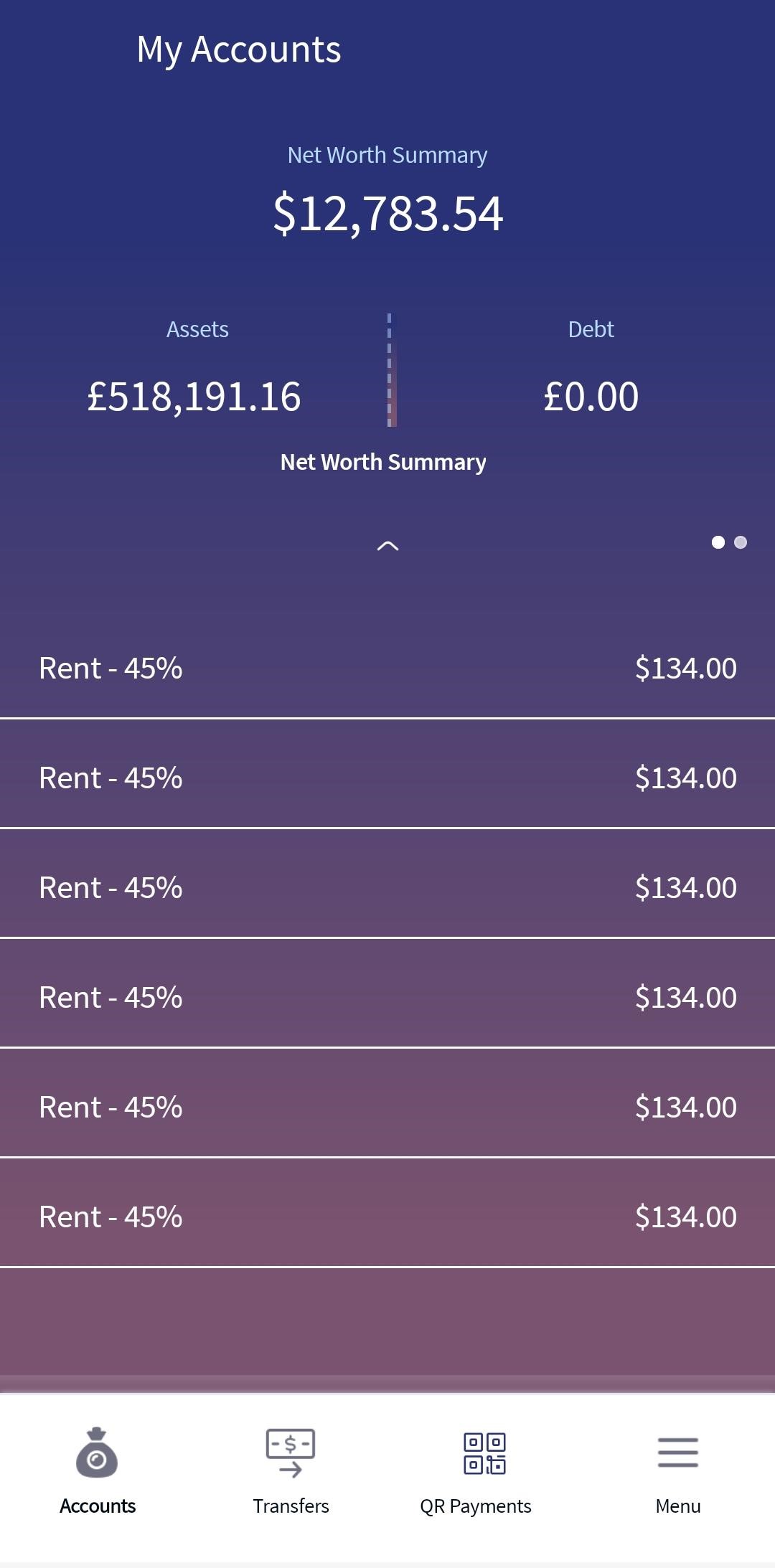Net Worth Summary